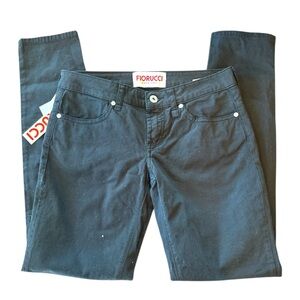 Fiorucci Black Skinny Jeans Size 26 Low Rise Stretch Denim